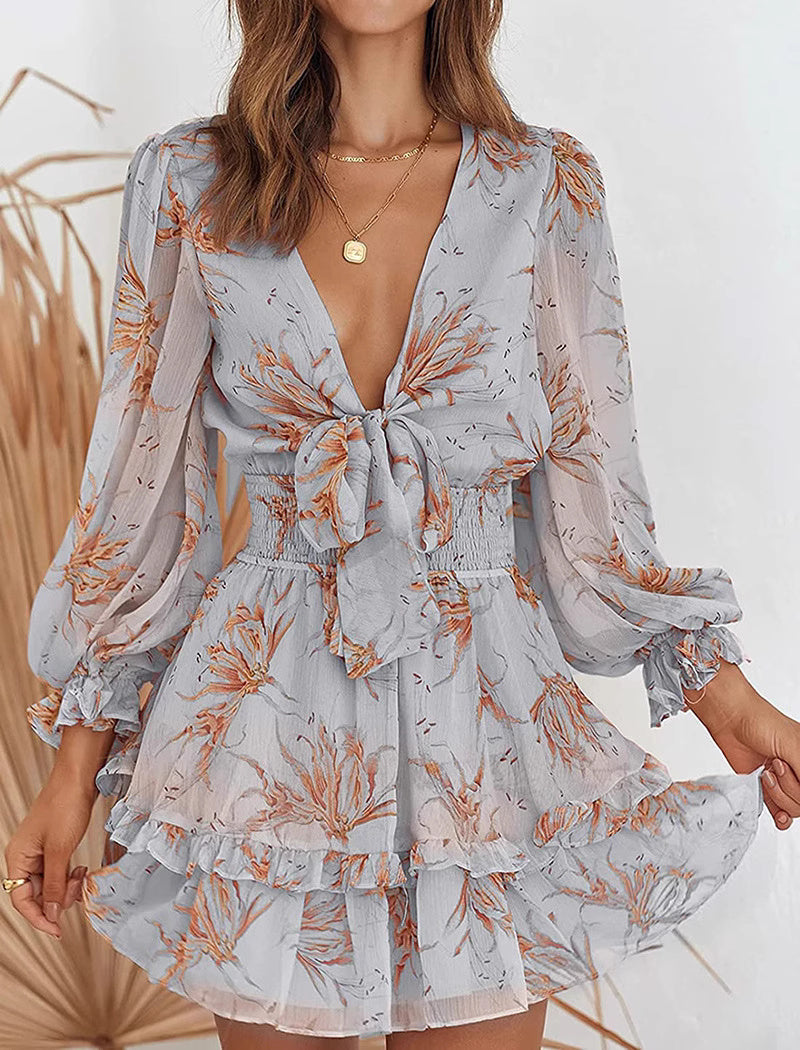 Ruffle Reverie - Mid Length Dress