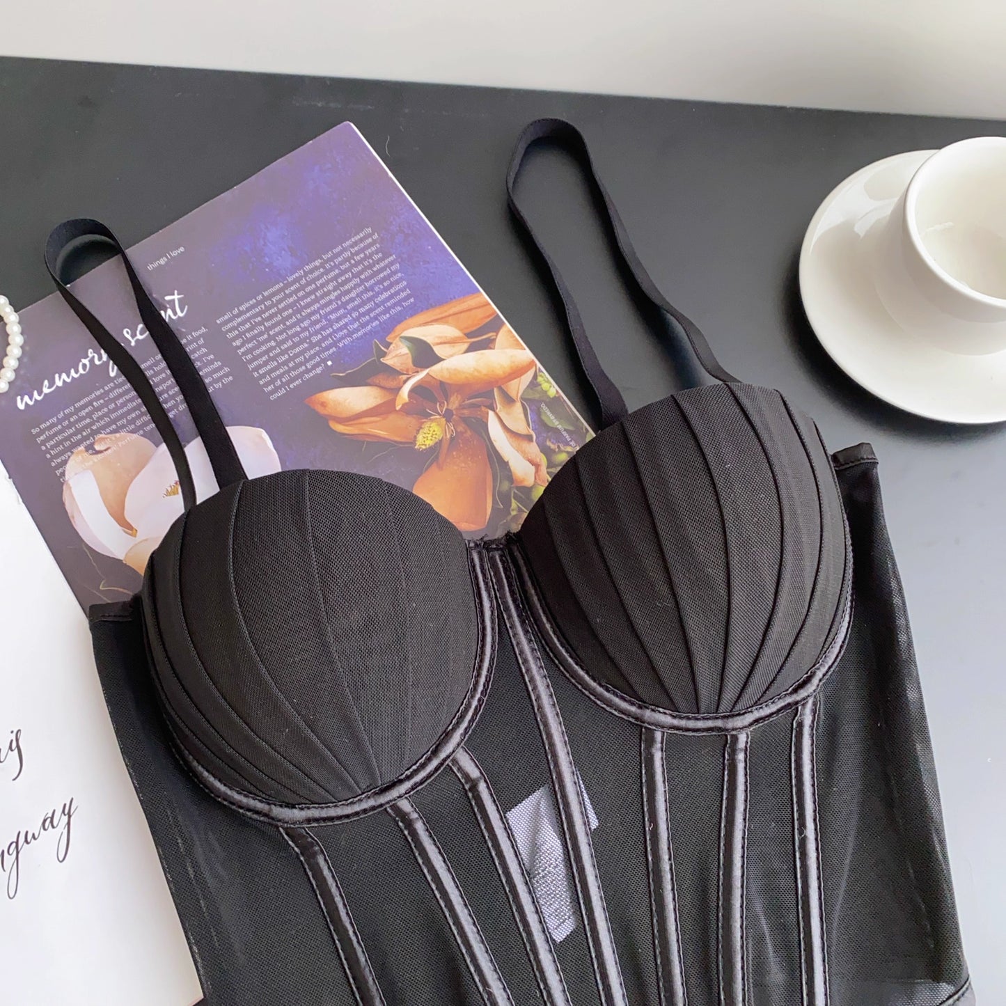 Magnolia Mesh Corset