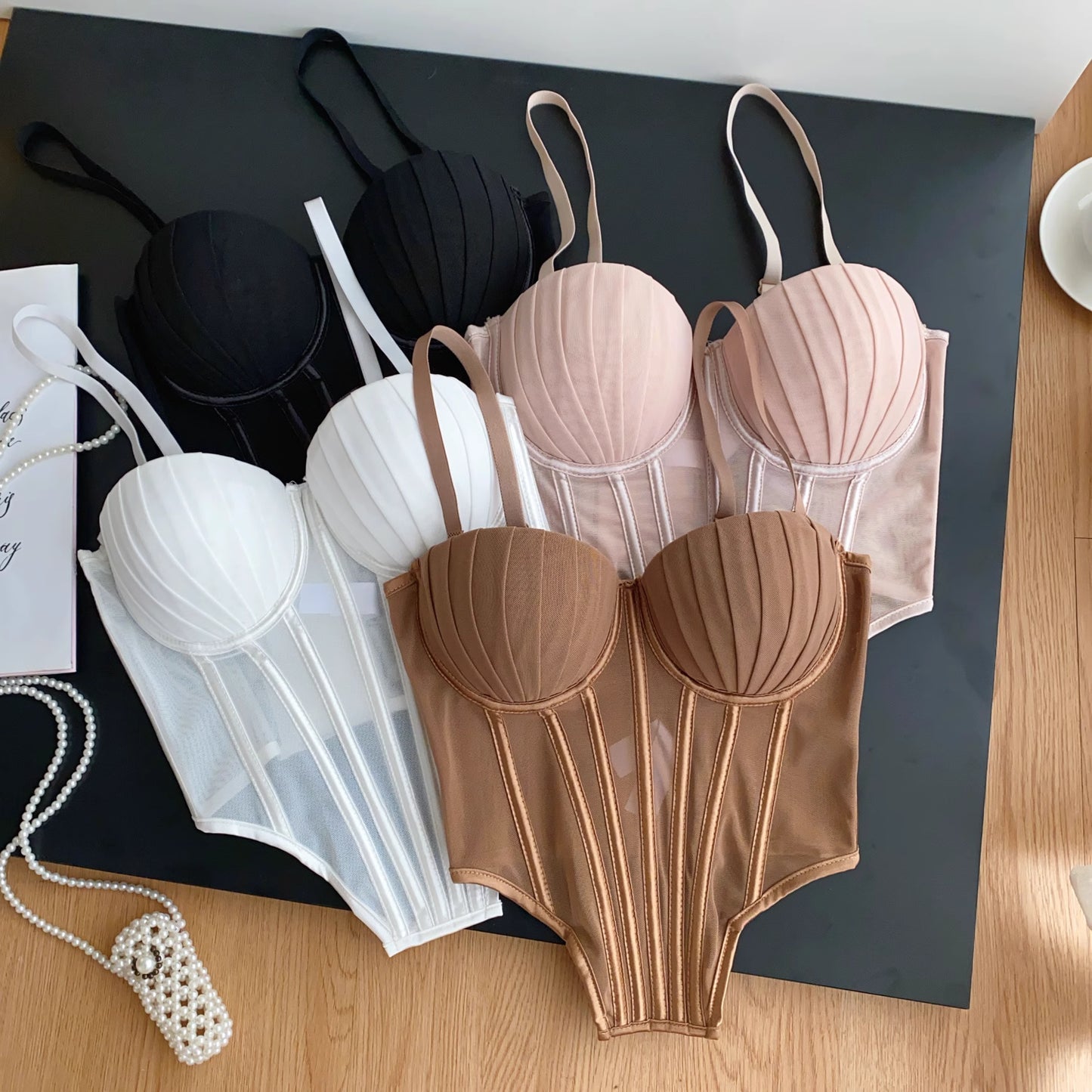 Magnolia Mesh Corset