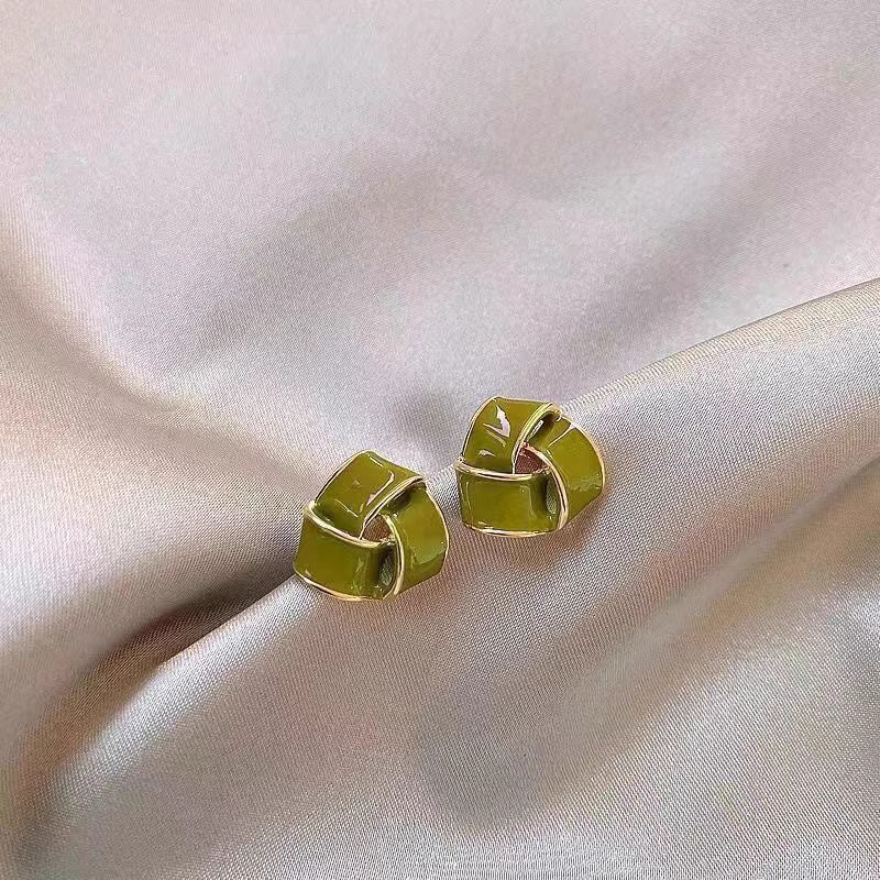Olive Angles - Earrings Combo