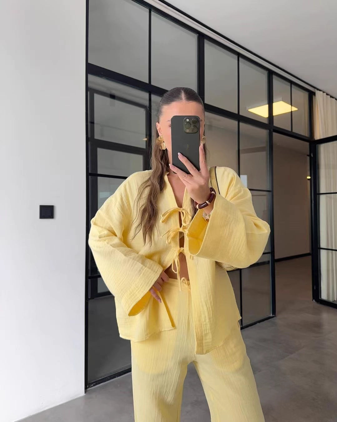 Three-Bow Relaxed Co-ord