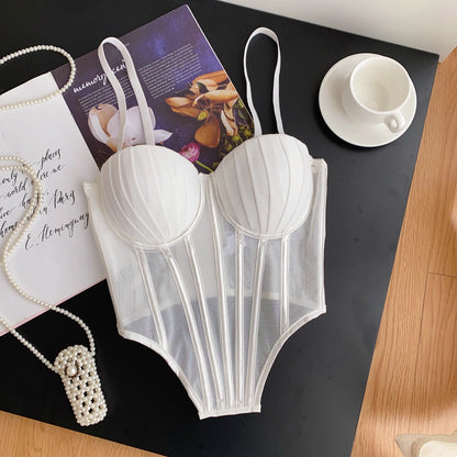 Magnolia Mesh Corset