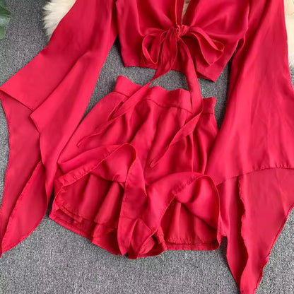Scarlet Bell Sleeve Co-ord