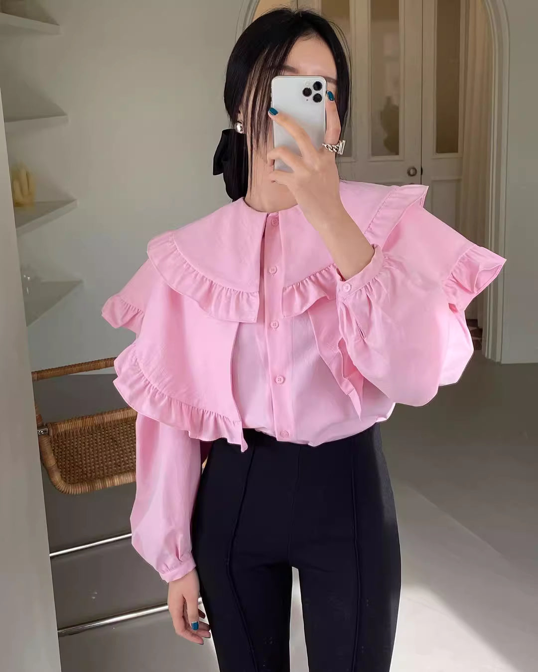 Twin Frill Drama - Shirt