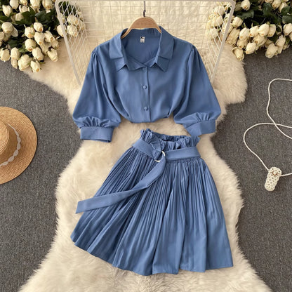 Pleated Grace Set