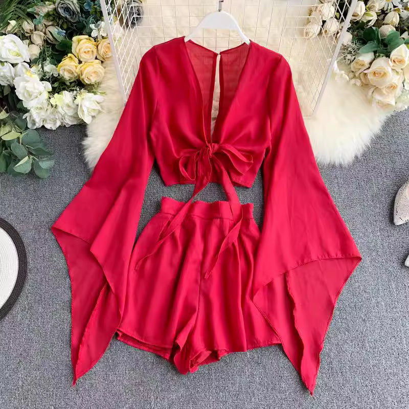 Scarlet Bell Sleeve Co-ord