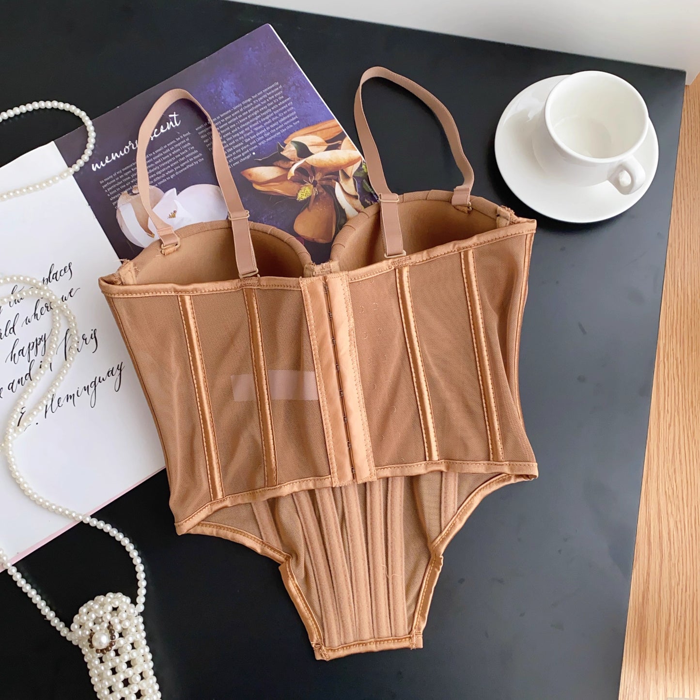 Magnolia Mesh Corset