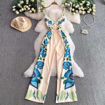 Bluebelle Beige Jumpsuit
