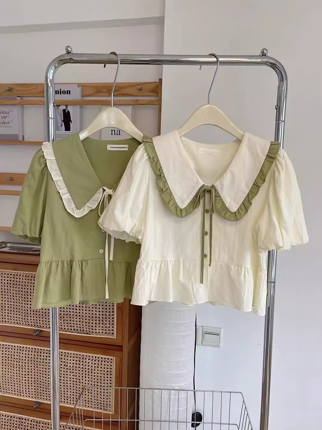 Peter Pan Ruffle Blouse