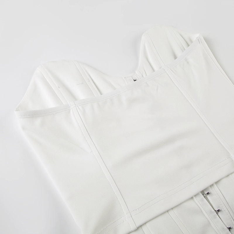 Ivory Corset Palazzo Set