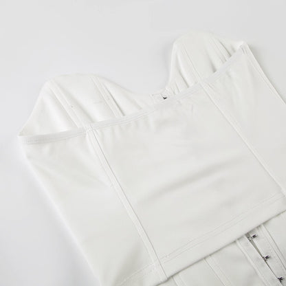 Ivory Corset Palazzo Set