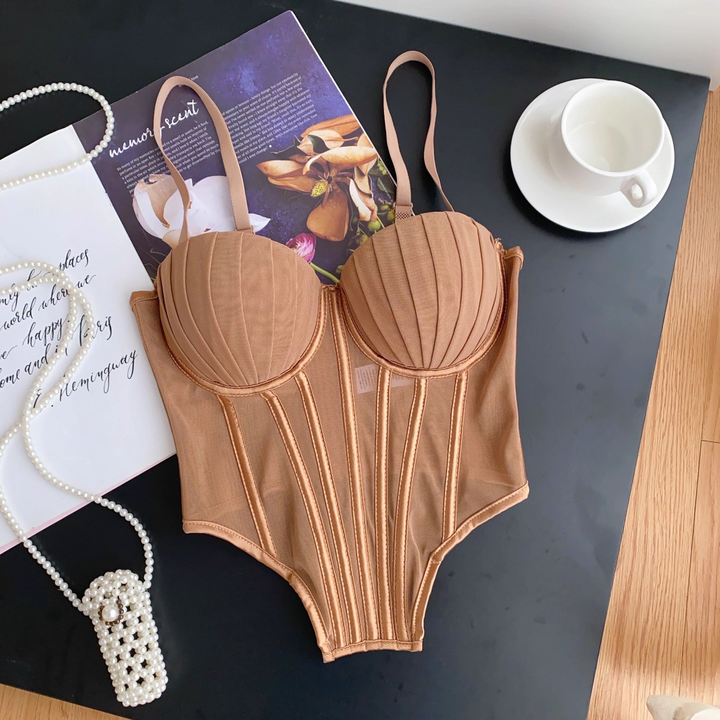 Magnolia Mesh Corset