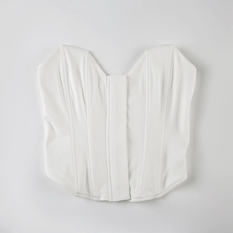 Ivory Corset Palazzo Set