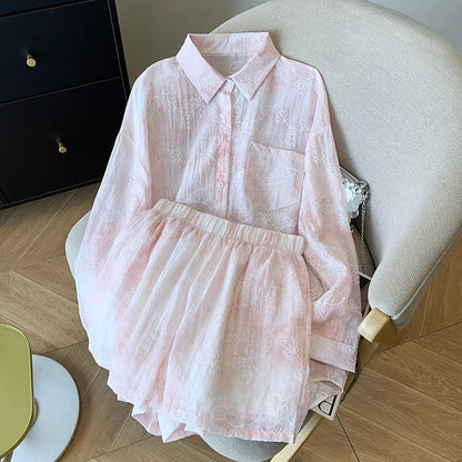 Patterned Summer Co-Ord Suit