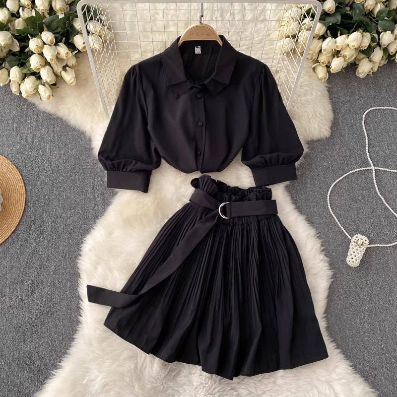 Pleated Grace Set