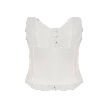Ivory Corset Palazzo Set