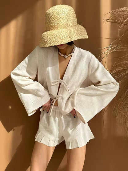 Ruffle Bow Co-Ord Set