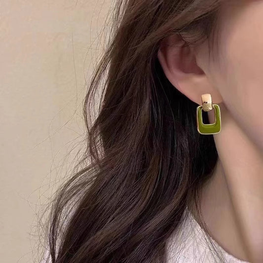 Olive Angles - Earrings Combo