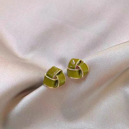 Olive Angles - Earrings Combo