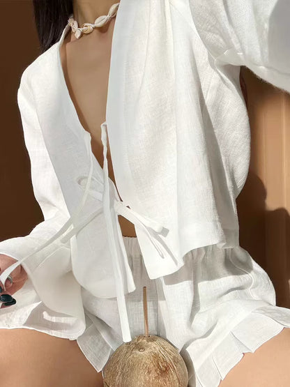 Ruffle Bow Co-Ord Set