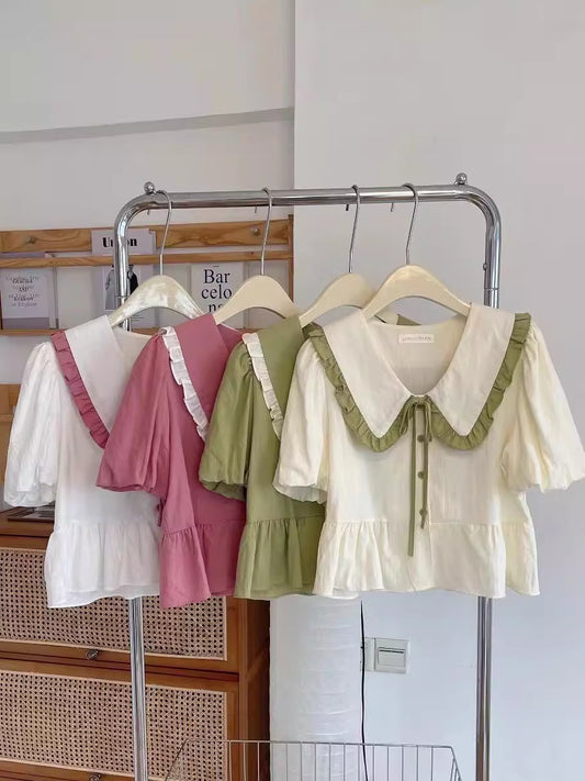 Peter Pan Ruffle Blouse