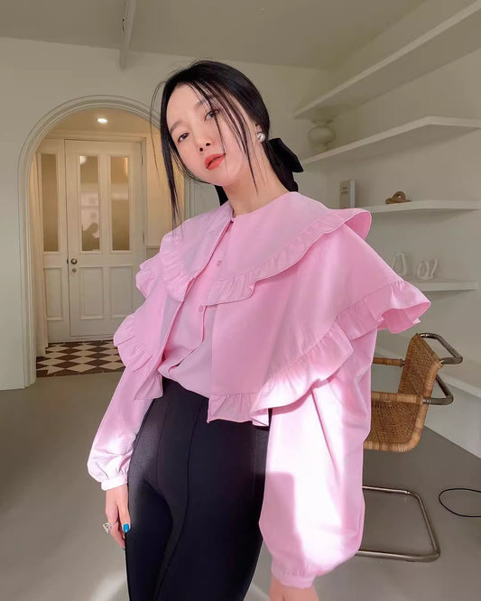 Twin Frill Drama - Shirt