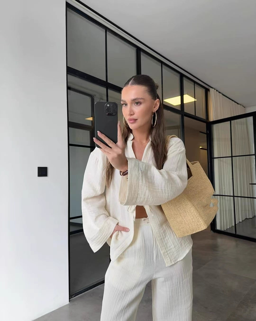 Three-Bow Relaxed Co-ord