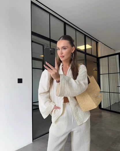 Three-Bow Relaxed Co-ord