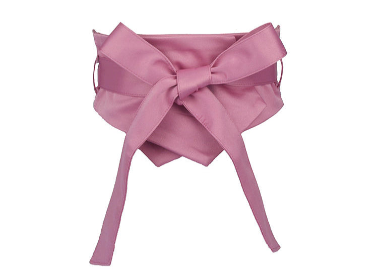 Orchid Moda stylish waist band for women in pink with large bow detail